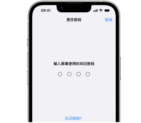 崖城镇iPhone屏幕维修分享iPhone屏幕使用时间密码忘记了怎么办 